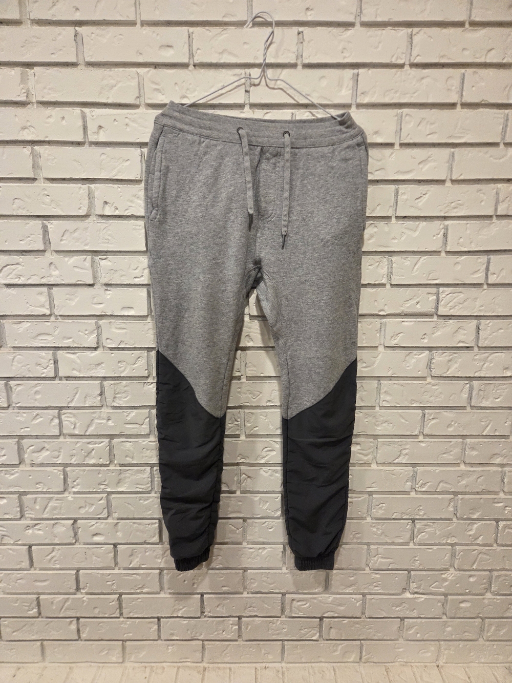 Zanerobe Grey Joggers with Charcoal Lower Panels